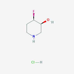 (3S,4R)-4-Fluoropiperidin-3-ol hydrochloride