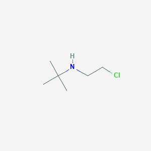 molecular formula C6H14ClN B2473515 2-Propanamine, N-(2-chloroethyl)-2-methyl- CAS No. 44747-21-9
