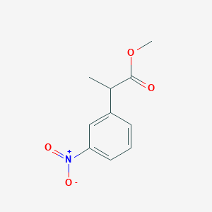 molecular formula C10H11NO4 B2473544 Methyl 2-(3-nitrophenyl)propanoate CAS No. 138564-24-6