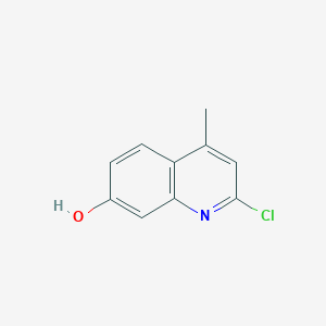 molecular formula C10H8ClNO B2473550 2-Chloro-4-methylquinolin-7-ol CAS No. 860297-02-5