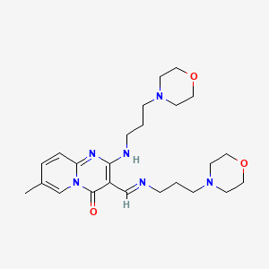 7-Methyl-2-(3-morpholin-4-ylpropylamino)-3-(3-morpholin-4-ylpropyliminomethyl)pyrido[1,2-a]pyrimidin-4-one