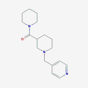 molecular formula C17H25N3O B247363 3-(1-Piperidinylcarbonyl)-1-(4-pyridinylmethyl)piperidine 