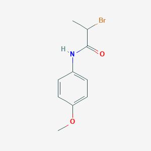 molecular formula C10H12BrNO2 B2473631 2-bromo-N-(4-methoxyphenyl)propanamide CAS No. 99359-37-2