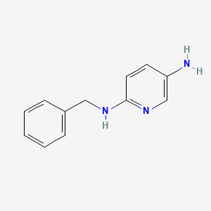 molecular formula C12H13N3 B2473642 N~2~-Benzylpyridine-2,5-diamine CAS No. 21630-48-8