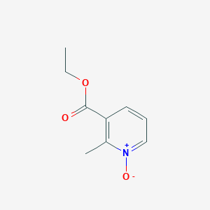 molecular formula C9H11NO3 B2473817 3-(Ethoxycarbonyl)-2-methylpyridine 1-oxide CAS No. 31181-61-0