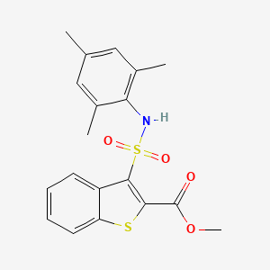 Methyl 3-[(2,4,6-trimethylphenyl)sulfamoyl]-1-benzothiophene-2-carboxylate