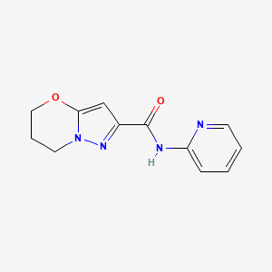 N-(pyridin-2-yl)-6,7-dihydro-5H-pyrazolo[5,1-b][1,3]oxazine-2-carboxamide