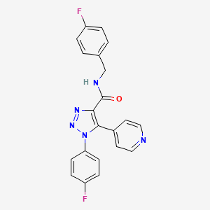 1-(3-oxo-3-piperidin-1-ylpropyl)-5-(5-phenyl-1,2,4-oxadiazol-3-yl)-1H-benzimidazole