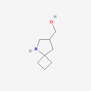 molecular formula C8H15NO B2473984 5-Azaspiro[3.4]octan-7-ylmethanol CAS No. 1823371-50-1