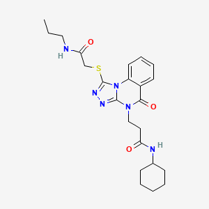 N-(2-ethoxyphenyl)-N-{[5-methyl-2-(4-methylphenyl)-1,3-oxazol-4-yl]methyl}thiophene-2-sulfonamide