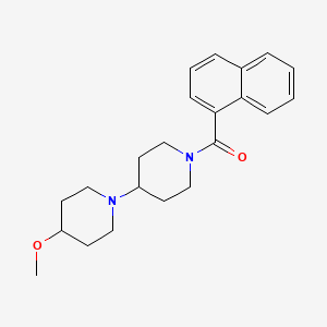 (4-Methoxy-[1,4'-bipiperidin]-1'-yl)(naphthalen-1-yl)methanone