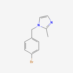 1-[(4-bromophenyl)methyl]-2-methyl-1H-imidazole