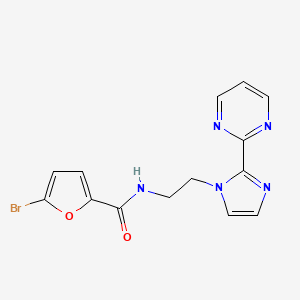 5-bromo-N-(2-(2-(pyrimidin-2-yl)-1H-imidazol-1-yl)ethyl)furan-2-carboxamide