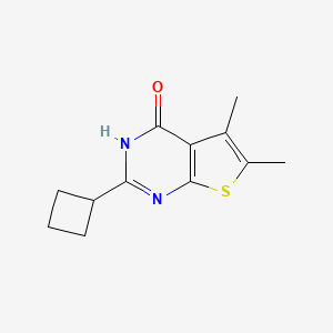 2-Cyclobutyl-5,6-dimethyl-3H-thieno[2,3-d]pyrimidin-4-one