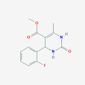 Methyl 4-(2-fluorophenyl)-6-methyl-2-oxo-1,2,3,4-tetrahydropyrimidine-5-carboxylate