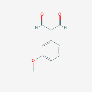 molecular formula C10H10O3 B2474072 2-(3-Methoxyphenyl)propanedial CAS No. 18955-88-9; 857500-62-0