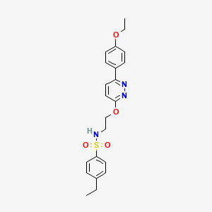 N-(2-((6-(4-ethoxyphenyl)pyridazin-3-yl)oxy)ethyl)-4-ethylbenzenesulfonamide