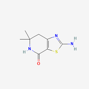2-Amino-6,7-dihydro-6,6-dimethylthiazolo[5,4-c]pyridin-4(5H)-one