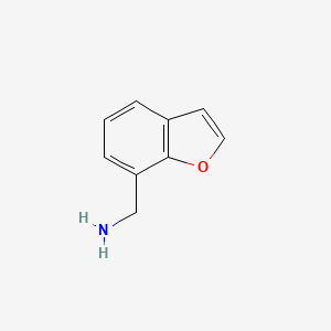 molecular formula C9H9NO B2474309 Benzofuran-7-ylmethanamine CAS No. 936220-61-0