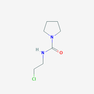 molecular formula C7H13ClN2O B2474412 N-(2-Chloroethyl)pyrrolidine-1-carboxamide CAS No. 1495150-98-5