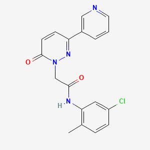 N-(5-chloro-2-methylphenyl)-2-(6-oxo-3-(pyridin-3-yl)pyridazin-1(6H)-yl)acetamide