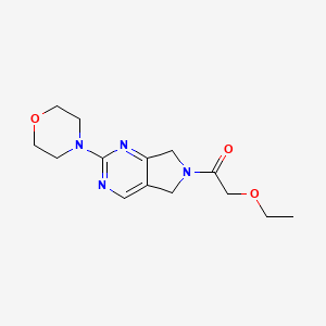 2-ethoxy-1-(2-morpholino-5H-pyrrolo[3,4-d]pyrimidin-6(7H)-yl)ethanone