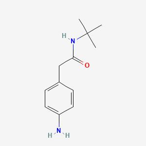 2-(4-aminophenyl)-N-tert-butylacetamide