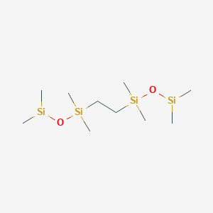 molecular formula C10H28O2Si4 B024746 1,2-Bis(tetramethyldisiloxanyl)ethane CAS No. 229621-70-9