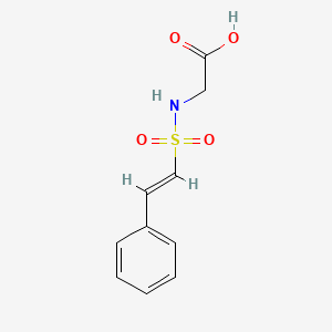 molecular formula C10H11NO4S B2474786 (2-Phenyl-ethenesulfonylamino)-acetic acid CAS No. 202805-22-9