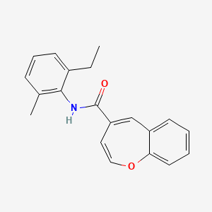 molecular formula C20H19NO2 B2474811 N-(2-ethyl-6-methylphenyl)-1-benzoxepine-4-carboxamide CAS No. 950284-45-4