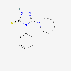 B2475109 4-(4-methylphenyl)-5-(piperidin-1-yl)-4H-1,2,4-triazole-3-thiol CAS No. 848369-54-0