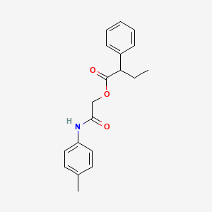 [(4-Methylphenyl)carbamoyl]methyl 2-phenylbutanoate