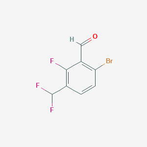 6-Bromo-3-(difluoromethyl)-2-fluorobenzaldehyde