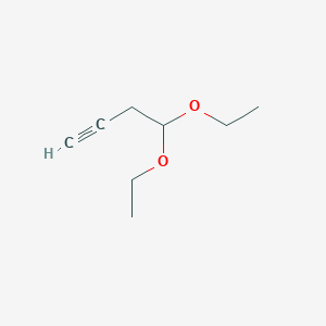 molecular formula C8H14O2 B2475238 4,4-Diethoxybut-1-yne CAS No. 13397-78-9