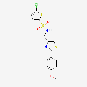 5-chloro-N-((2-(4-methoxyphenyl)thiazol-4-yl)methyl)thiophene-2-sulfonamide