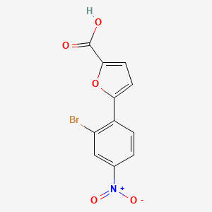 5-(2-Bromo-4-nitrophenyl)furan-2-carboxylic acid