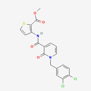 Methyl 3-({[1-(3,4-dichlorobenzyl)-2-oxo-1,2-dihydro-3-pyridinyl]carbonyl}amino)-2-thiophenecarboxylate