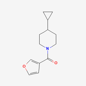 (4-Cyclopropylpiperidin-1-yl)-(furan-3-yl)methanone