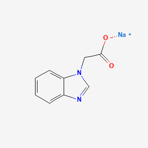 Sodium;2-(benzimidazol-1-yl)acetate