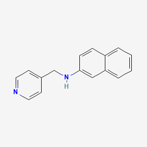 N-(pyridin-4-ylmethyl)naphthalen-2-amine