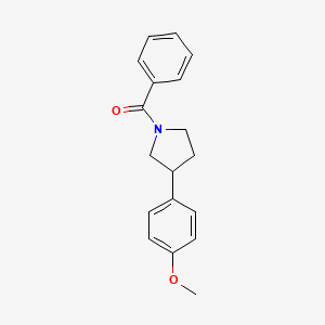 (3-(4-Methoxyphenyl)pyrrolidin-1-yl)(phenyl)methanone