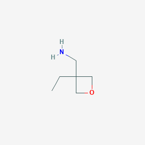 molecular formula C6H13NO B2475454 (3-Ethyloxetan-3-YL)methanamine CAS No. 929900-20-9