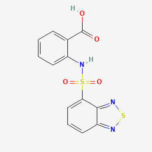 2-(Benzo[1,2,5]thiadiazole-4-sulfonylamino)-benzoic acid
