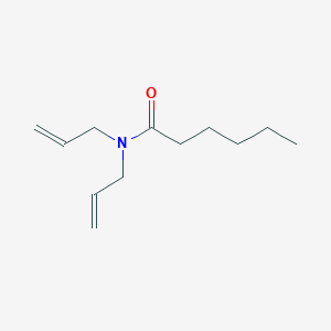 molecular formula C12H21NO B2475507 N,N-Bis(prop-2-en-1-yl)hexanamide CAS No. 31335-86-1
