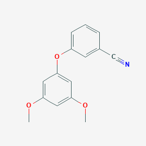 B2475584 3-(3,5-Dimethoxyphenoxy)benzonitrile CAS No. 1975139-83-3