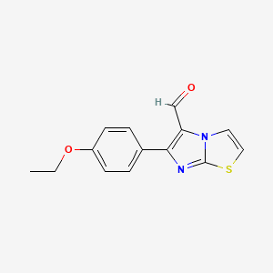 6-(4-Ethoxyphenyl)imidazo[2,1-b][1,3]thiazole-5-carbaldehyde