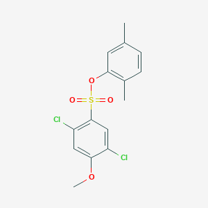2,5-Dimethylphenyl 2,5-dichloro-4-methoxybenzene-1-sulfonate