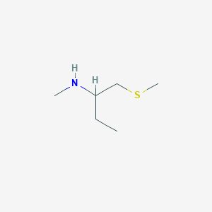 Methyl[1-(methylsulfanyl)butan-2-yl]amine