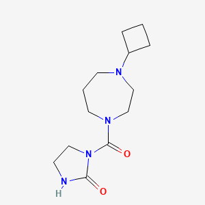 1-(4-Cyclobutyl-1,4-diazepane-1-carbonyl)imidazolidin-2-one