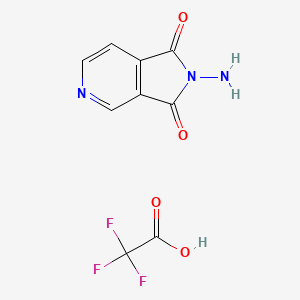 2-amino-1H,2H,3H-pyrrolo[3,4-c]pyridine-1,3-dione trifluoroacetate